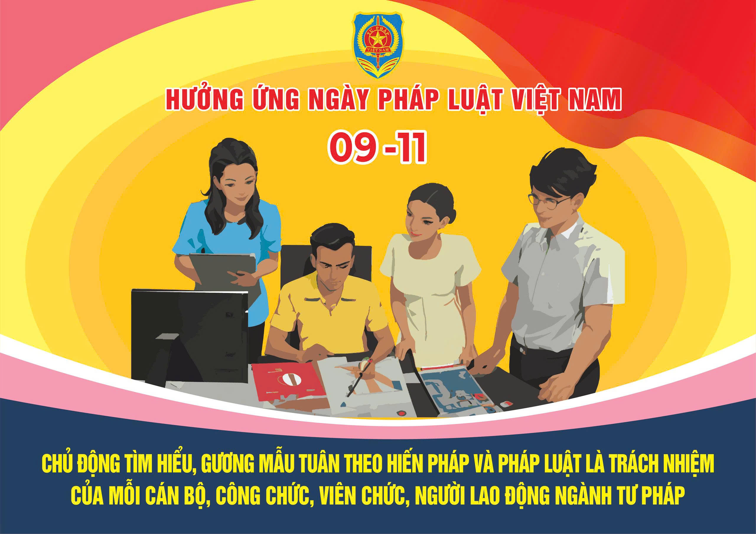 Nhiều hoạt động đa dạng, thiết thực hưởng ứng Ngày Pháp luật Việt Nam năm 2025