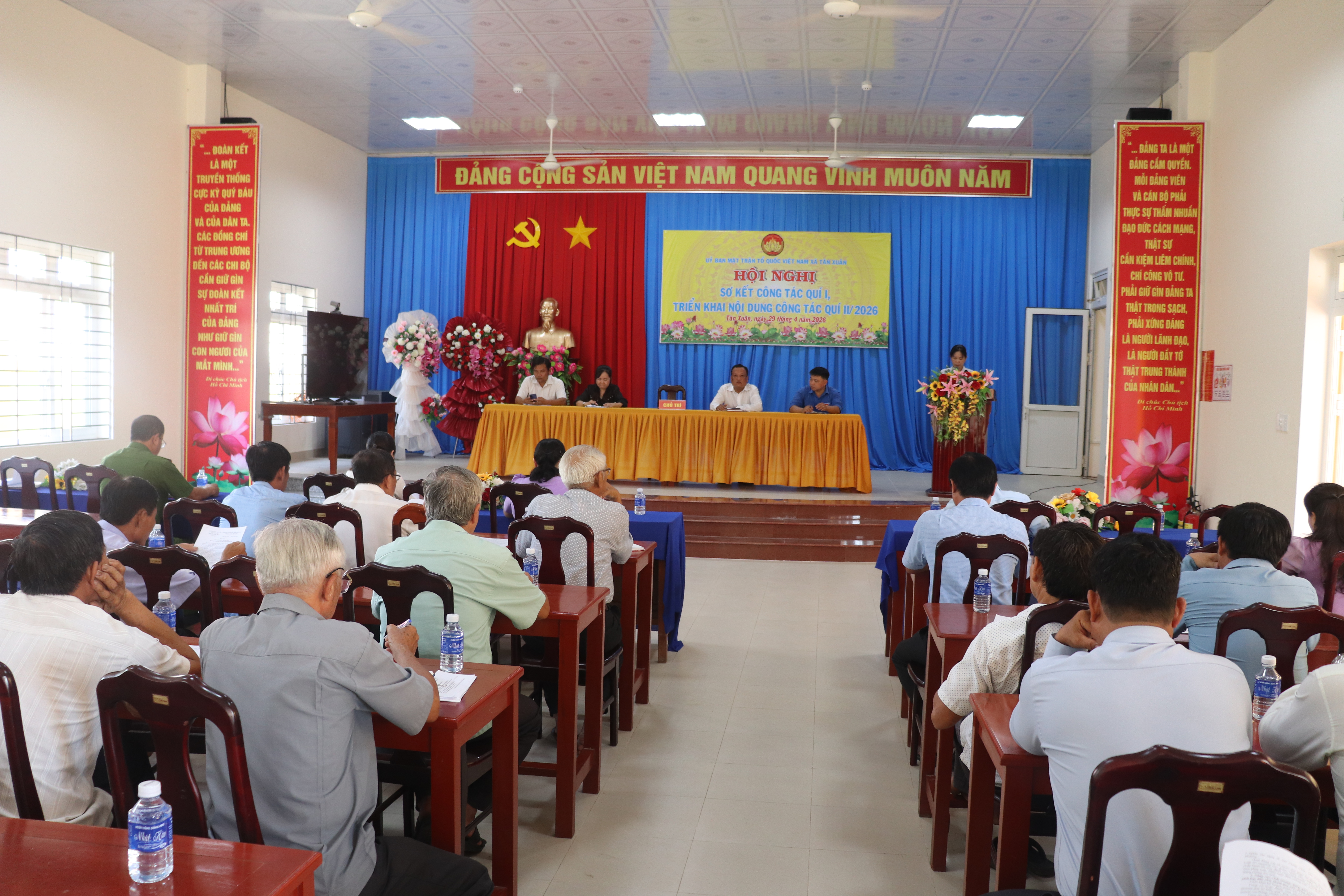 UB MTTQVN xã Tân Xuân sơ kết quý I/2026