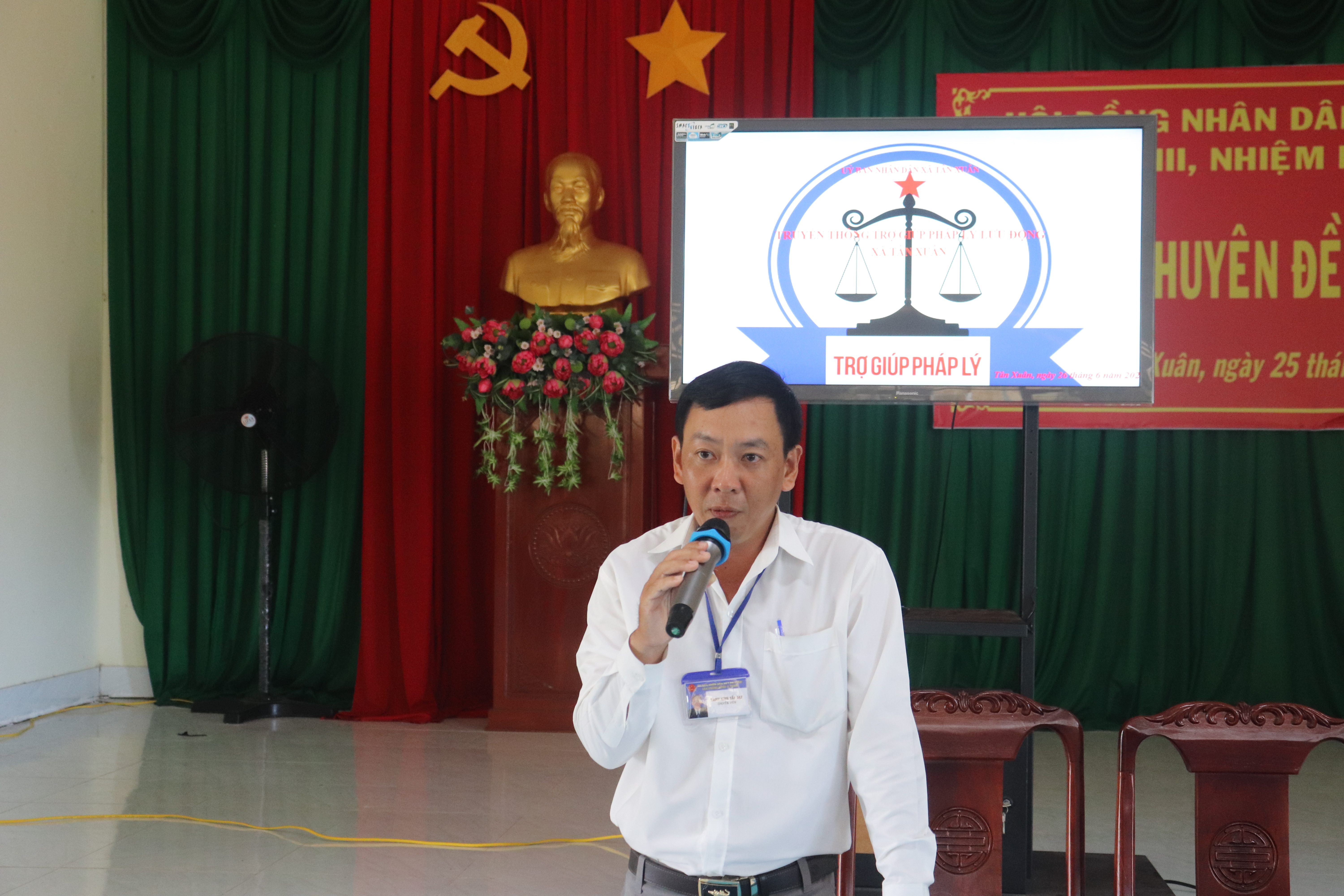 Xã Tân Xuân tổ chức truyền thông, trợ giúp pháp lý lưu động năm 2026