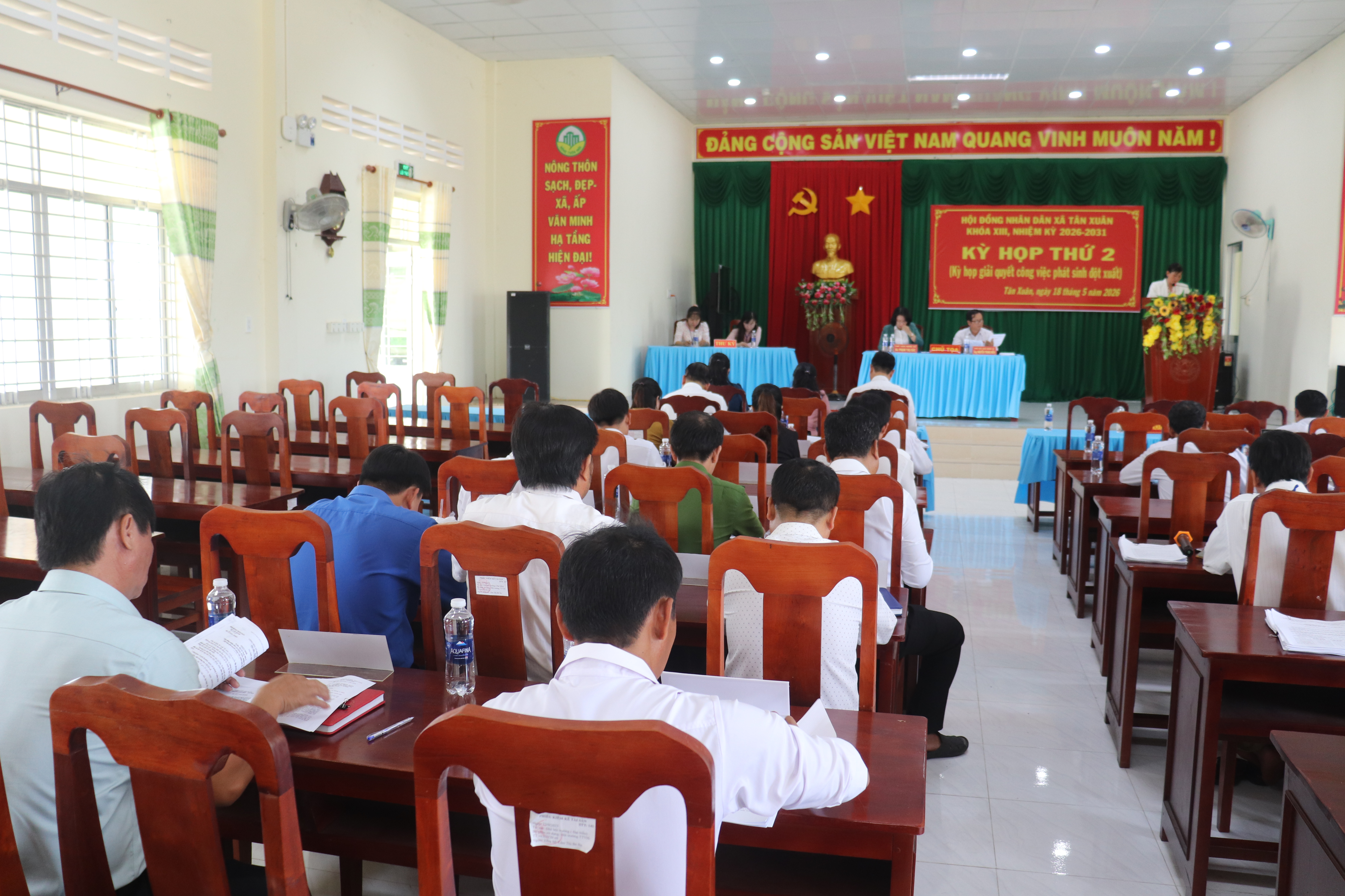 HĐND xã Tân Xuân nhiệm kỳ 2026-2031 tổ chức kỳ họp thứ hai (Kỳ họp bất thường) nhằm giải quyết công việc phát sinh đột xuất