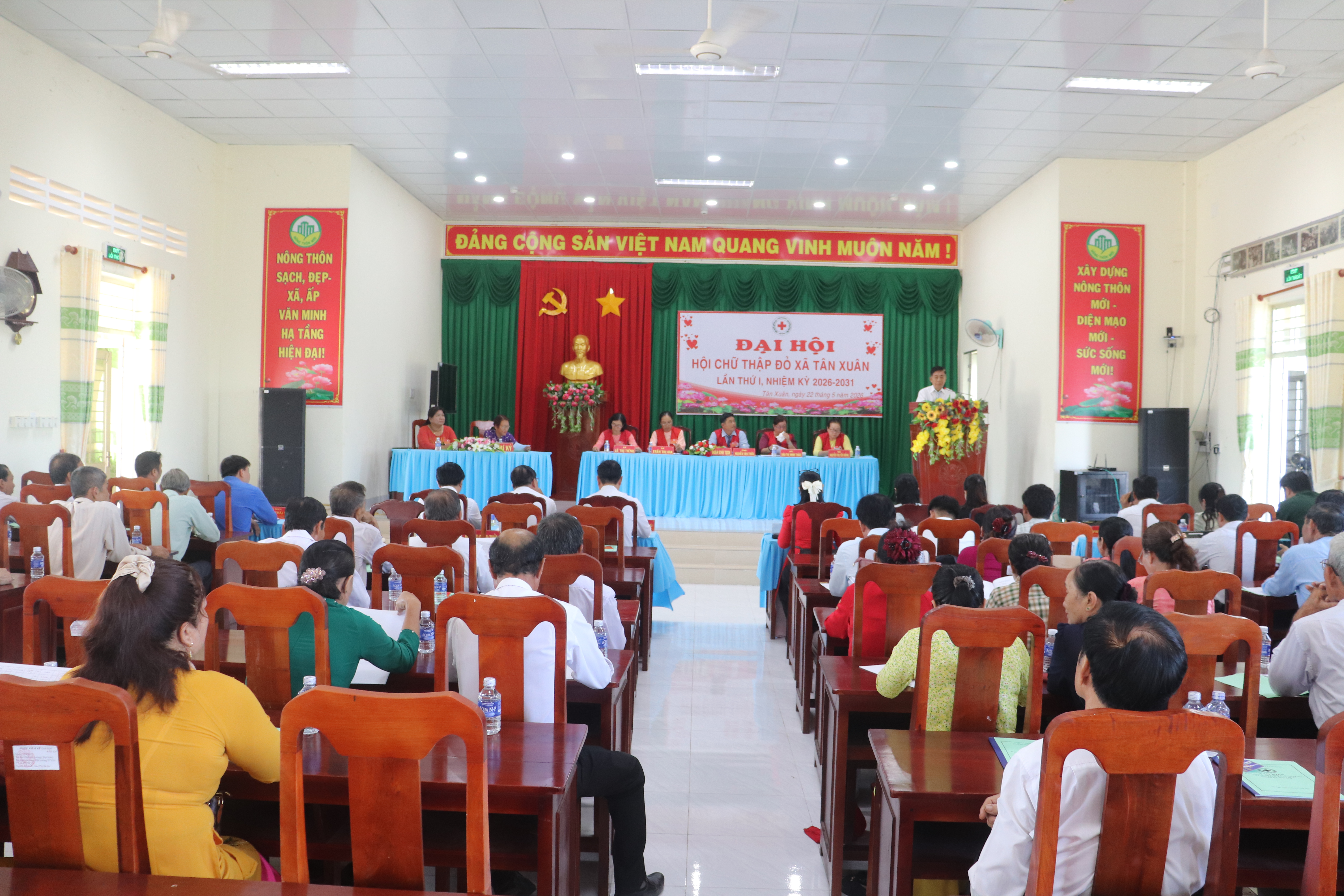 ĐẠI HỘI ĐẠI BIỂU HỘI CHỮ THẬP ĐỎ XÃ TÂN XUÂN LẦN THỨ I, NHIỆM KỲ 2026 - 2031 THÀNH CÔNG TỐT ĐẸP