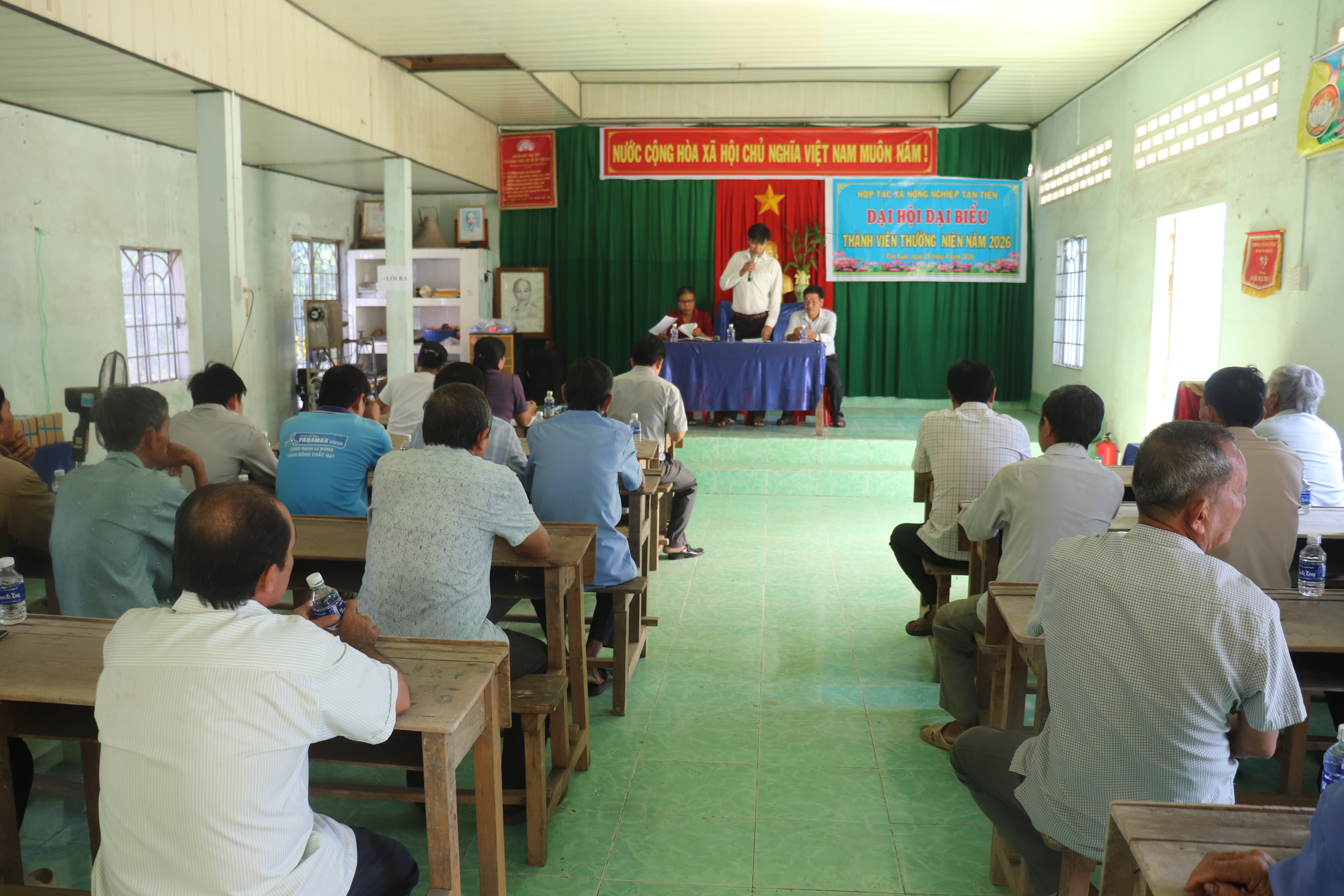 Hợp tác xã Nông nghiệp Tân Tiến đại hội đại biểu thường niên năm 2026