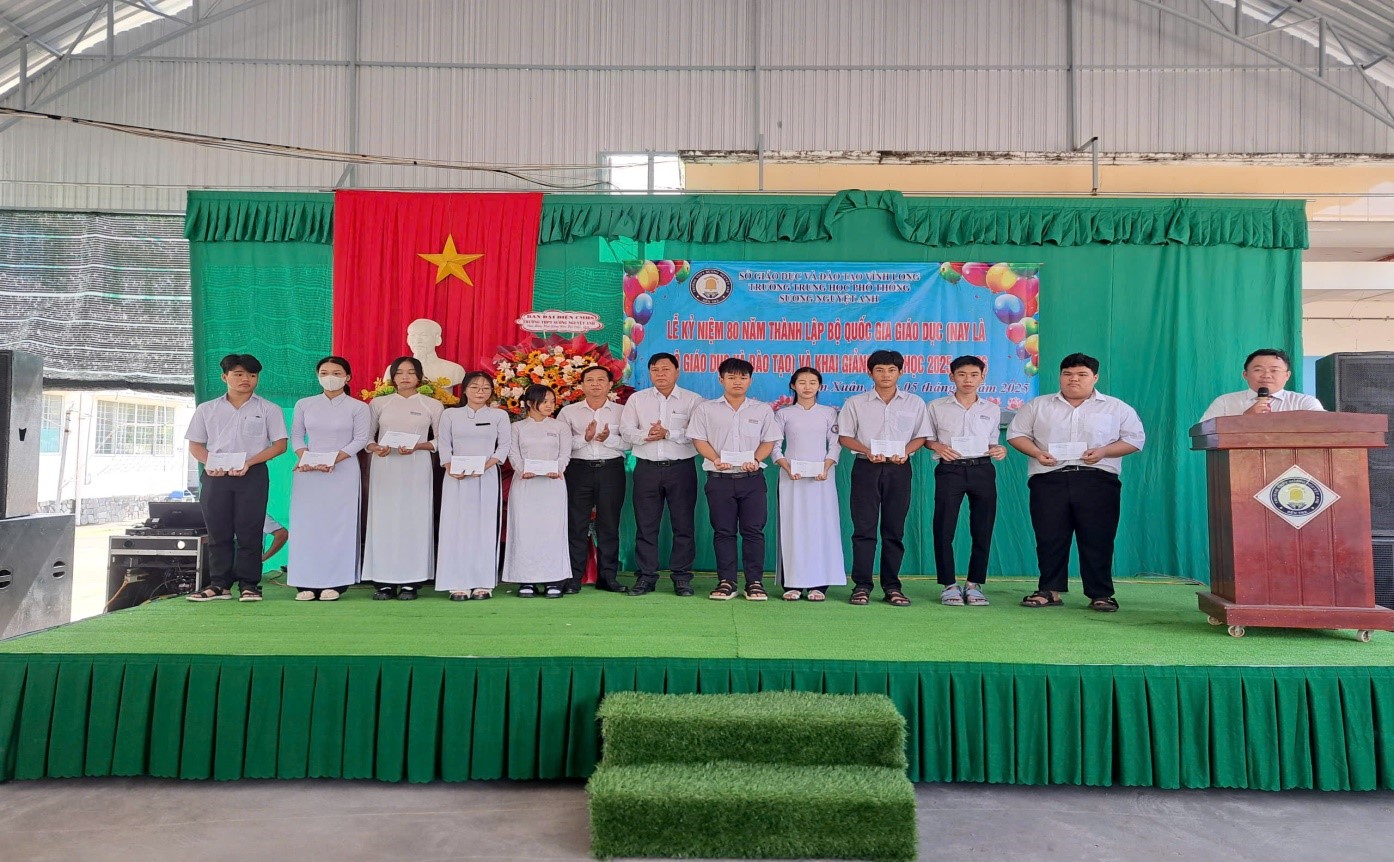 Trường THPT Sương Nguyệt Anh khai giảng năm học mới 2025 – 2026
